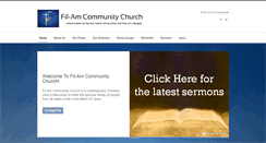 Desktop Screenshot of filamcommunitychurch.org